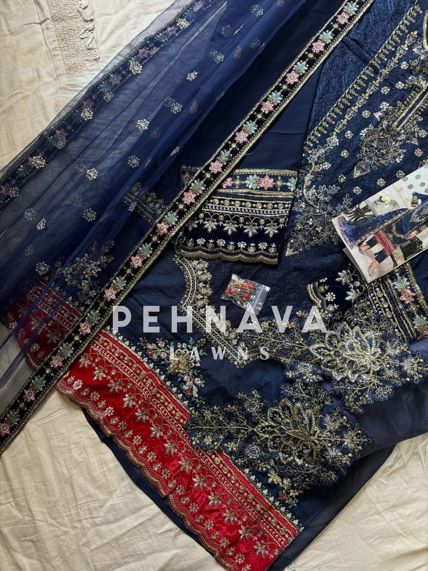 Georgette embroidered party wear -cs - Image 4