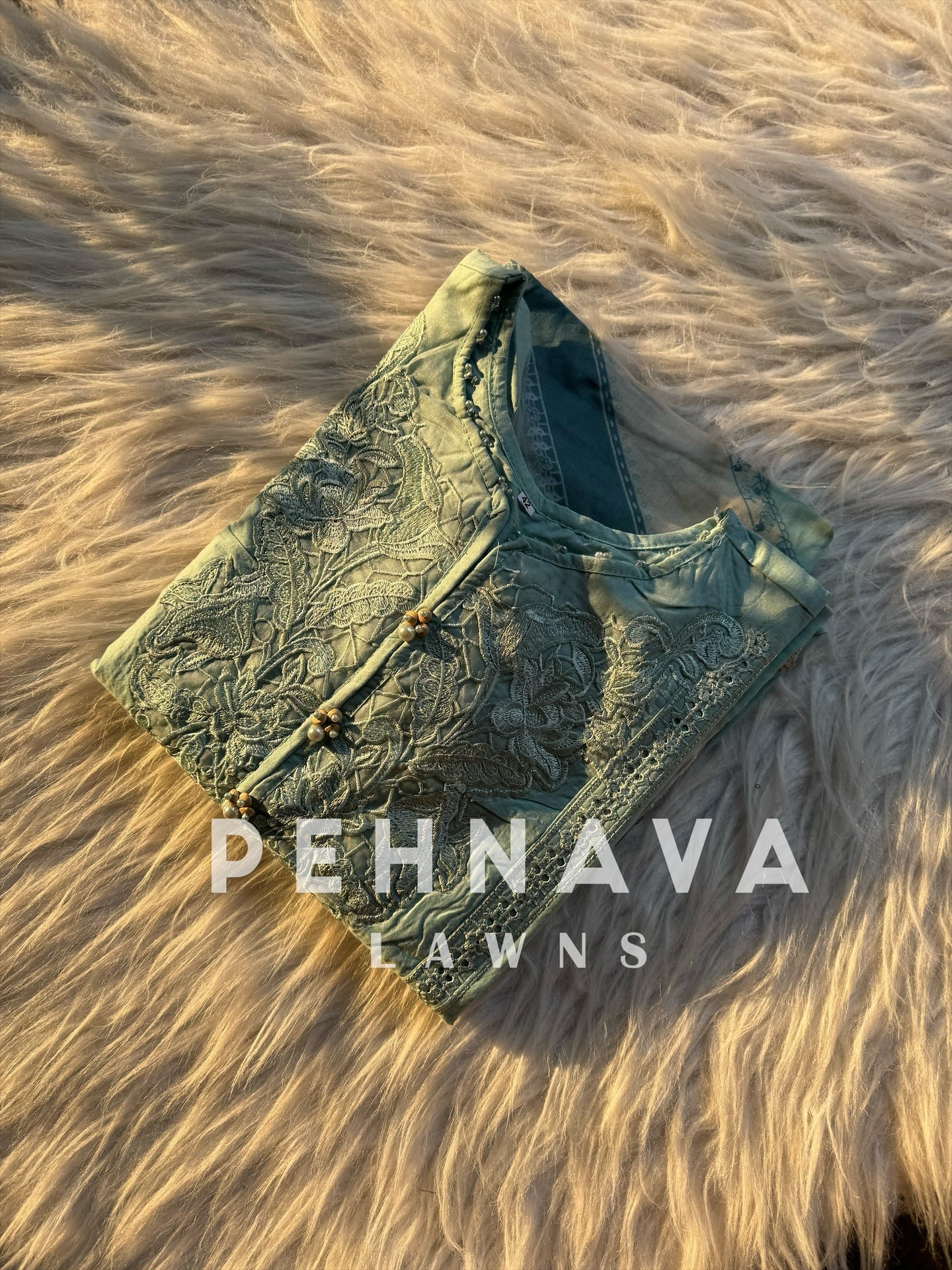 Paki  embroidered suit -cs - Image 11