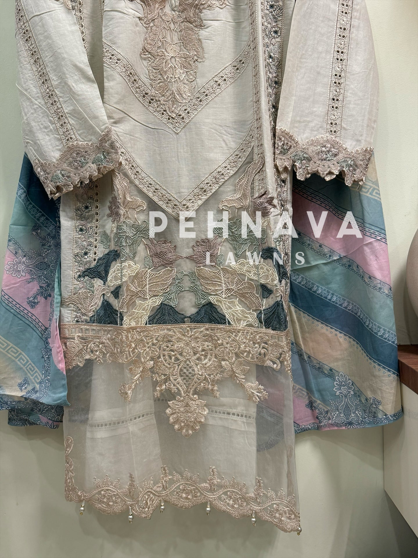 Paki  embroidered suit -cs - Image 14
