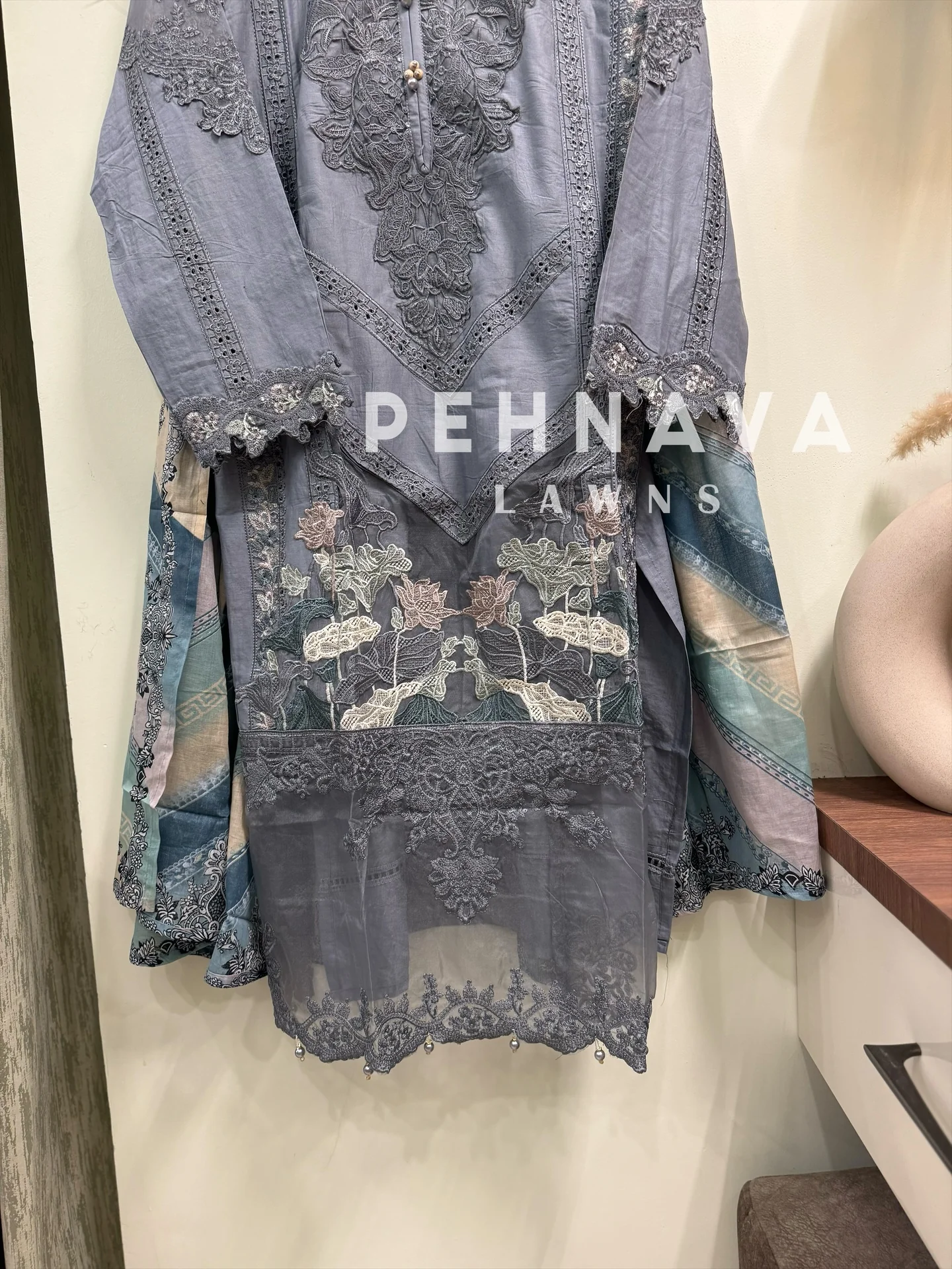 Paki  embroidered suit -cs - Image 19