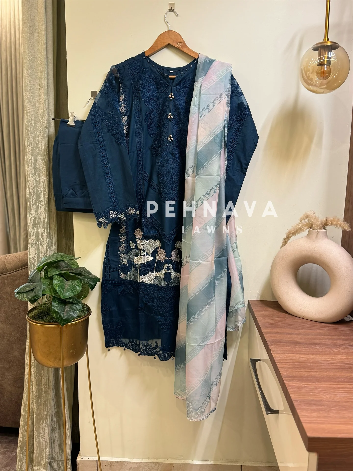 Paki  embroidered suit -cs - Image 23