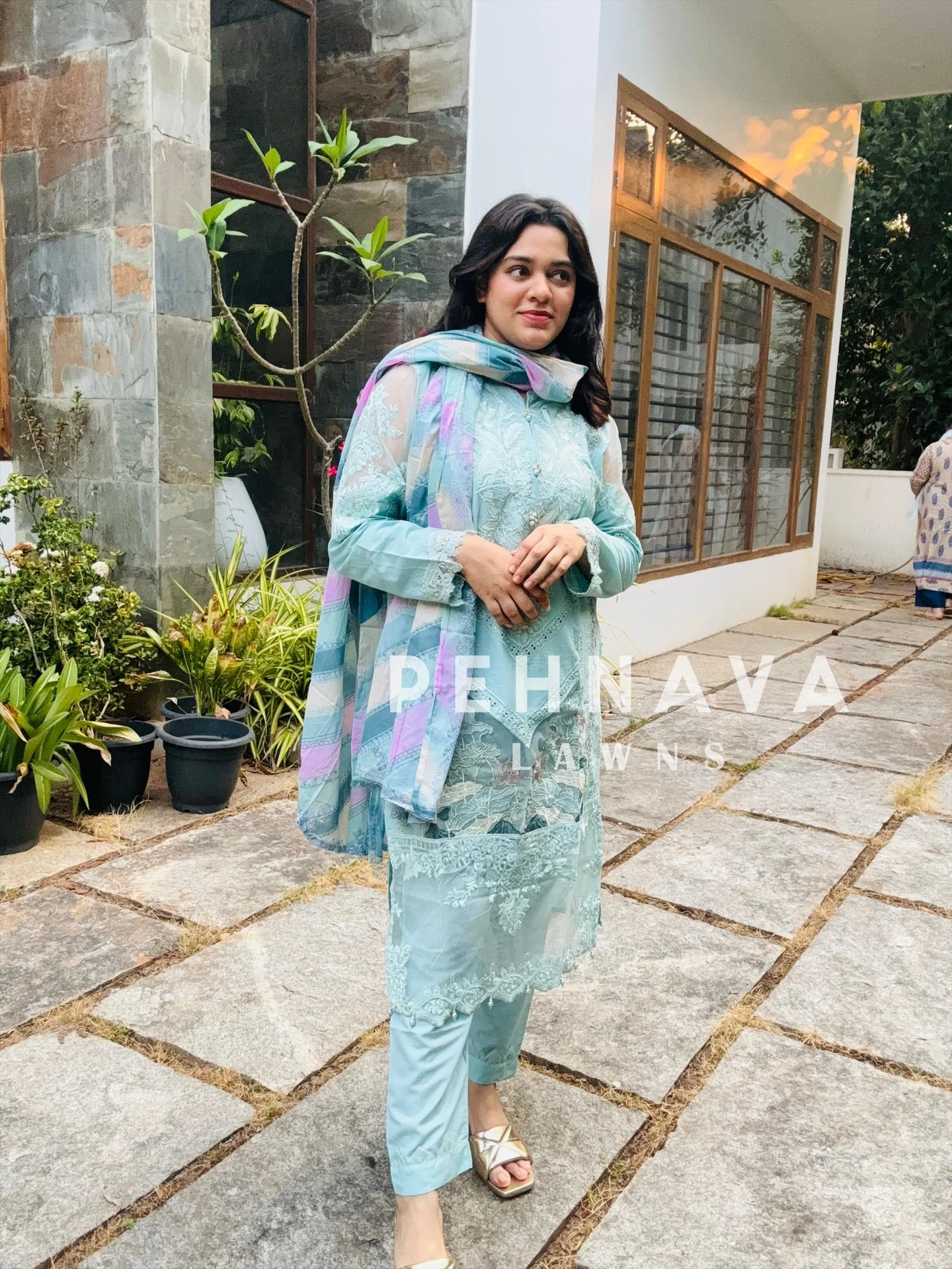 Paki  embroidered suit -cs - Image 26