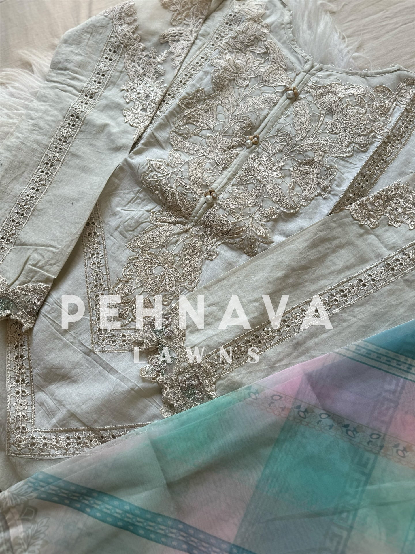 Paki  embroidered suit -cs - Image 3