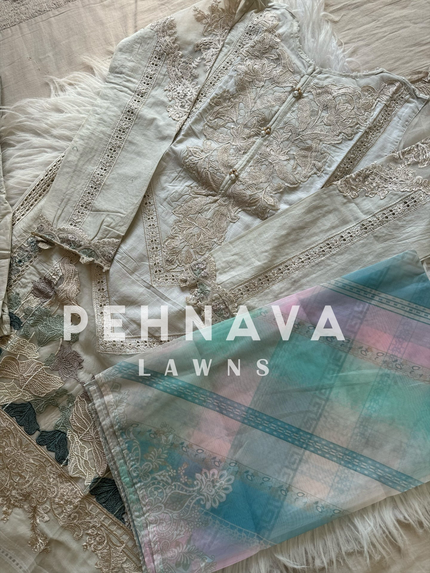 Paki  embroidered suit -cs - Image 6