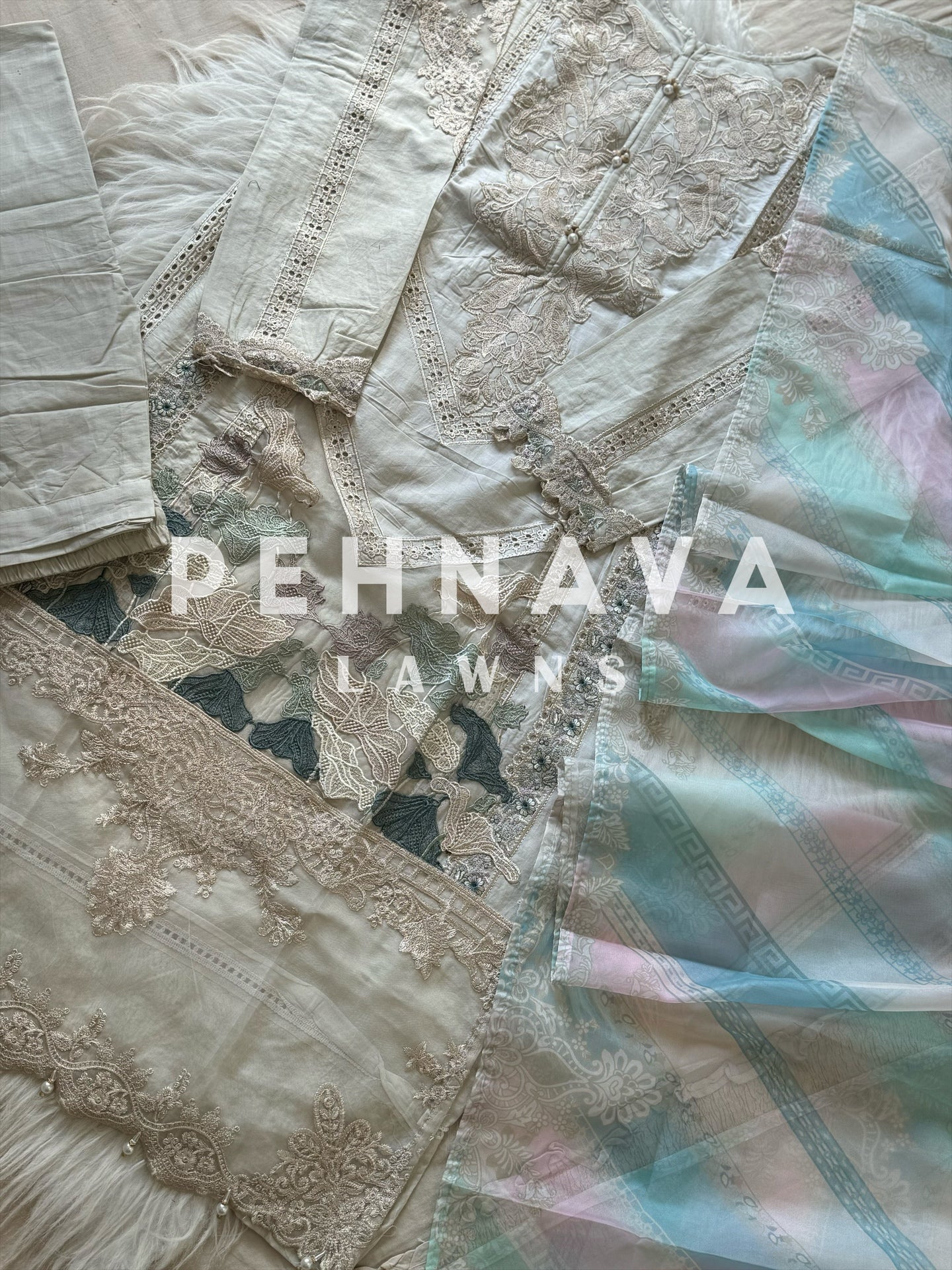 Paki  embroidered suit -cs - Image 7