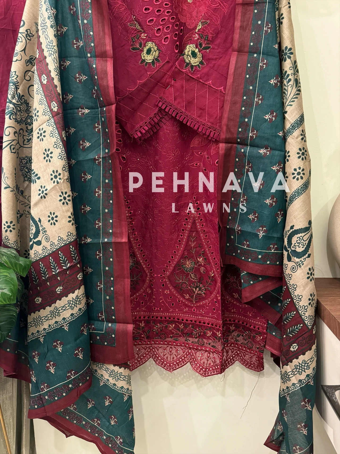 Paki  embroidered suit -cs(color options available ) - Image 3